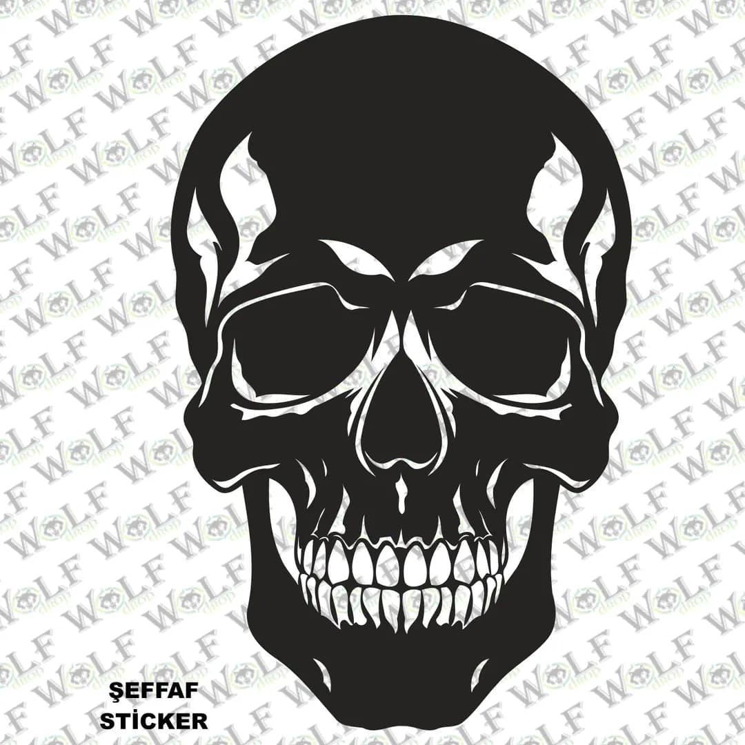 Tekli Sticker Şeffaf 017 / PSTS017