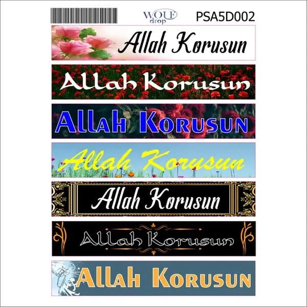Dini A5 Sticker 002 / PSA5D002