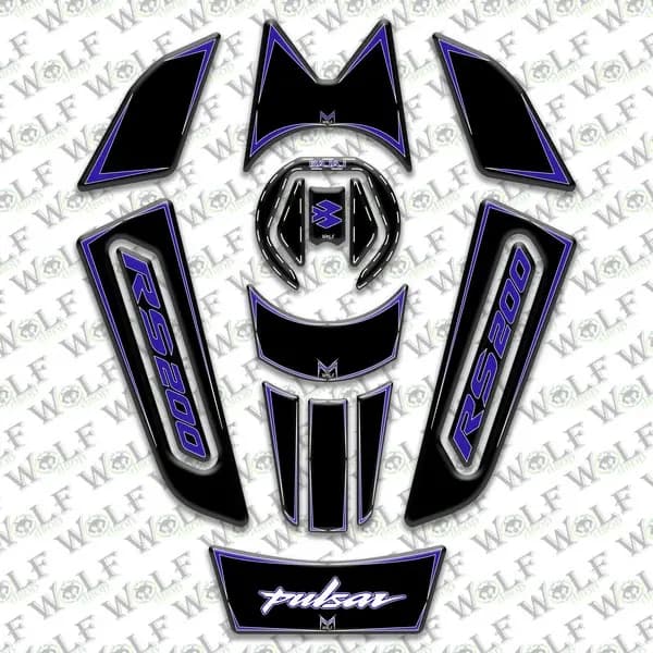 Bajaj Pulsar Rs 200 Tankpad Damla Etiket / B51T003