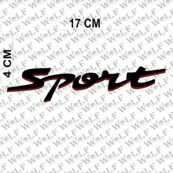 Sticker Sport / wolf181