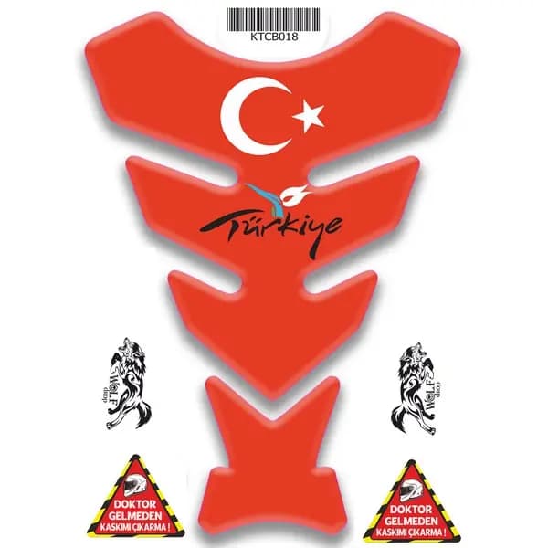 Türk Bayrağı Tankpad 018 / KTCB018