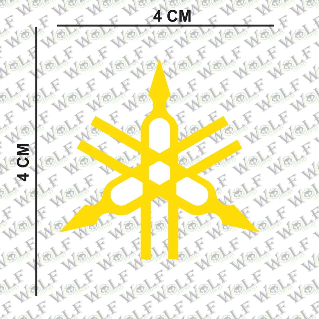 Transferli Mini Sticker Yamaha Logo / wolf237