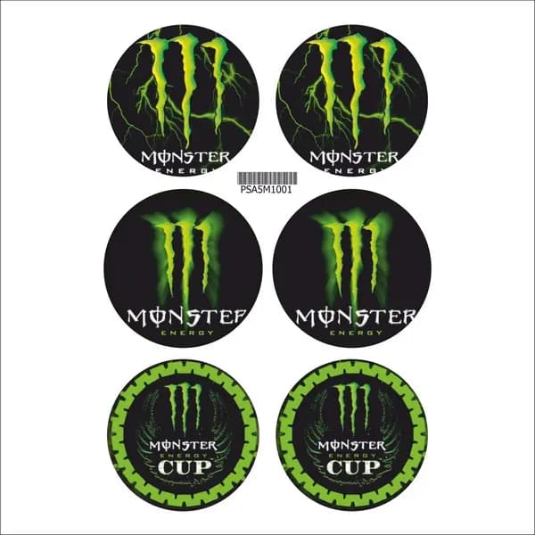 Monster A5 Sticker 001 / PSA5M1001