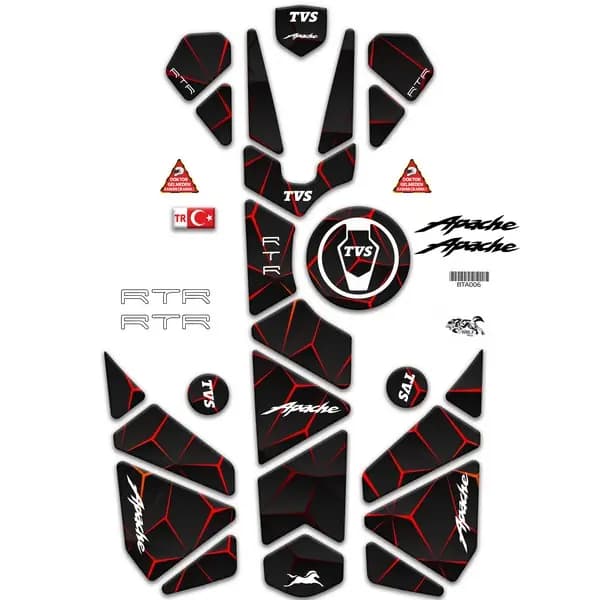TVS APACHE 2022 - 2025 UYUMLU FULL SET 006 / BTA006