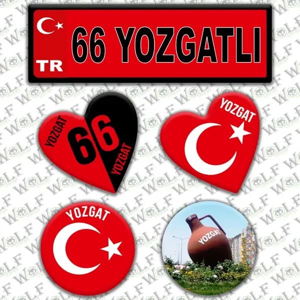 İllere Özel Damla Etiket ( 66 Yozgatlı ) / Pİ267