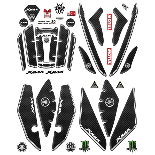 YAMAHA XMAX 2023 - 2024 UYUMLU FULL SET 004 / BX1004