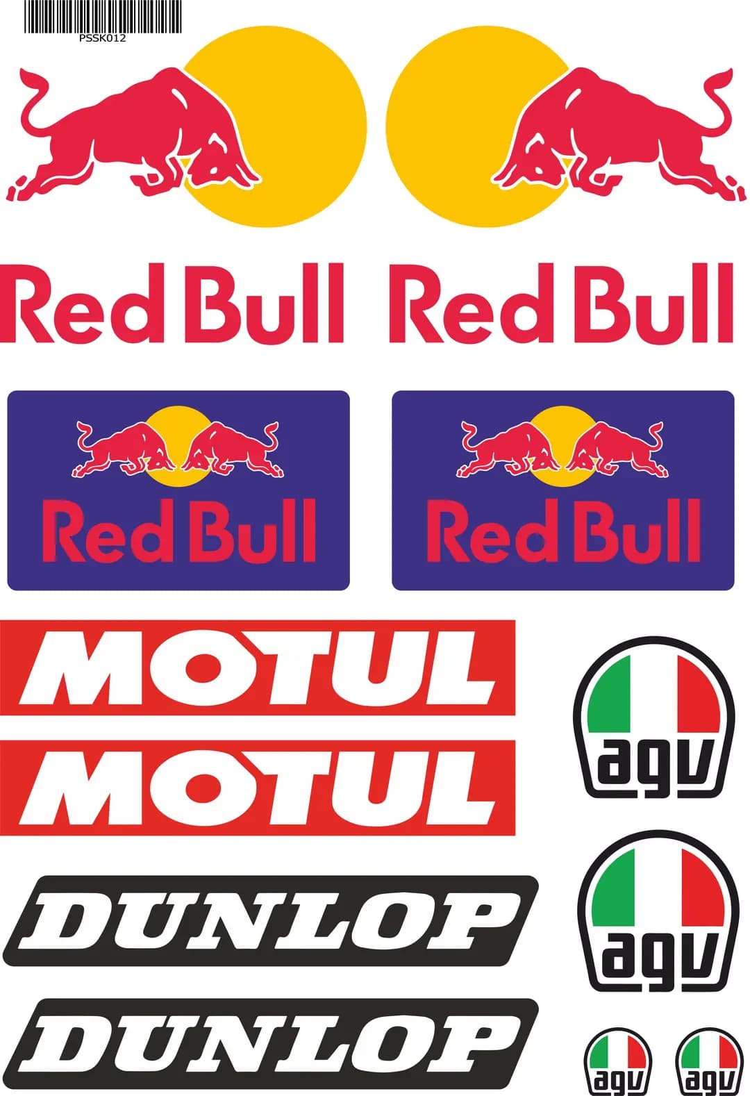 Karışık A4 Sticker 012 / PSSK012