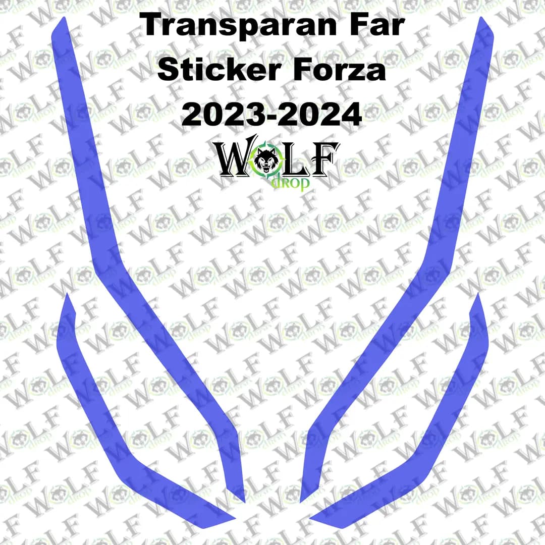 HONDA FORZA 2023 - 2024 UYUMLU TRANSPARAN FAR STİCKER / P93006
