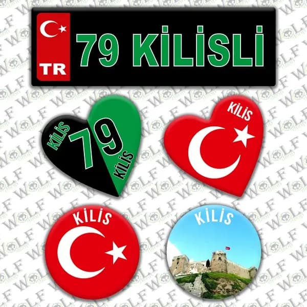 İllere Özel Damla Etiket ( 79 Kilisli ) / Pİ322