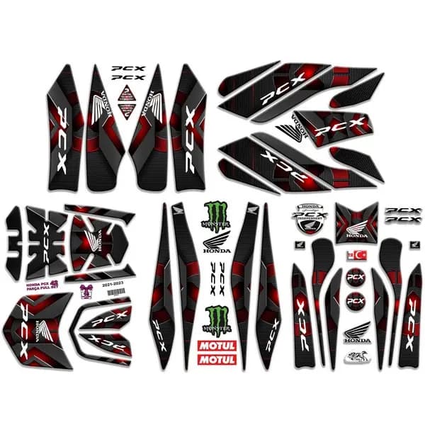 HONDA PCX 2021 - 2024 UYUMLU 42 PARÇA FULL SET 011 / BPN011