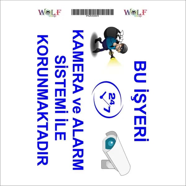 Kamera A5 Sticker 004 / PSA5K004