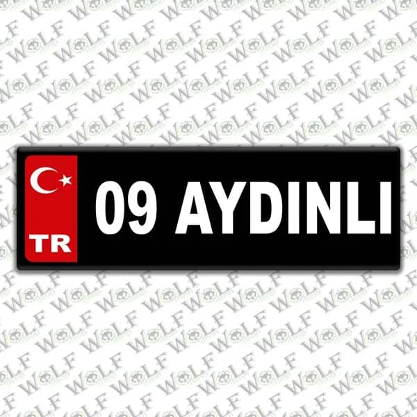 İllere Özel Damla Etiket ( 09 Aydınlı ) / Pİ037