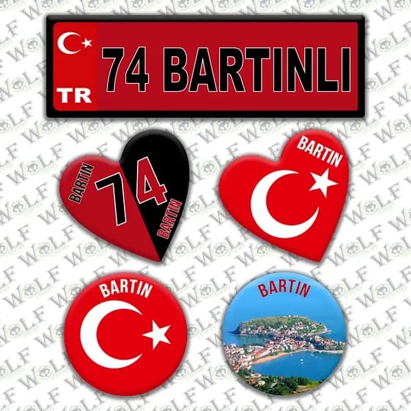 İllere Özel Damla Etiket ( 74 Bartınlı ) / Pİ301