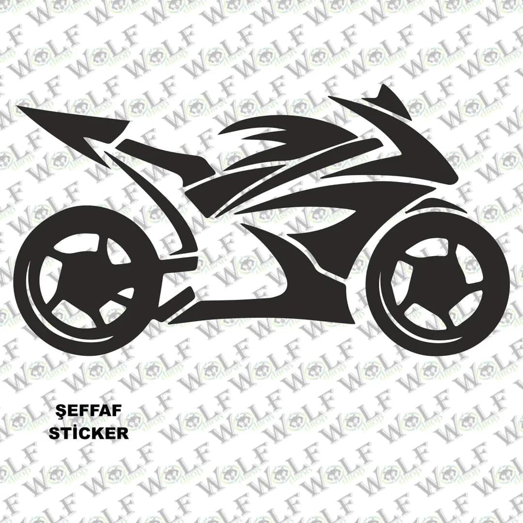 Tekli Sticker Şeffaf 005 / PSTS005