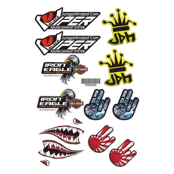 Karışık A4 Sticker 009 / PSSK009
