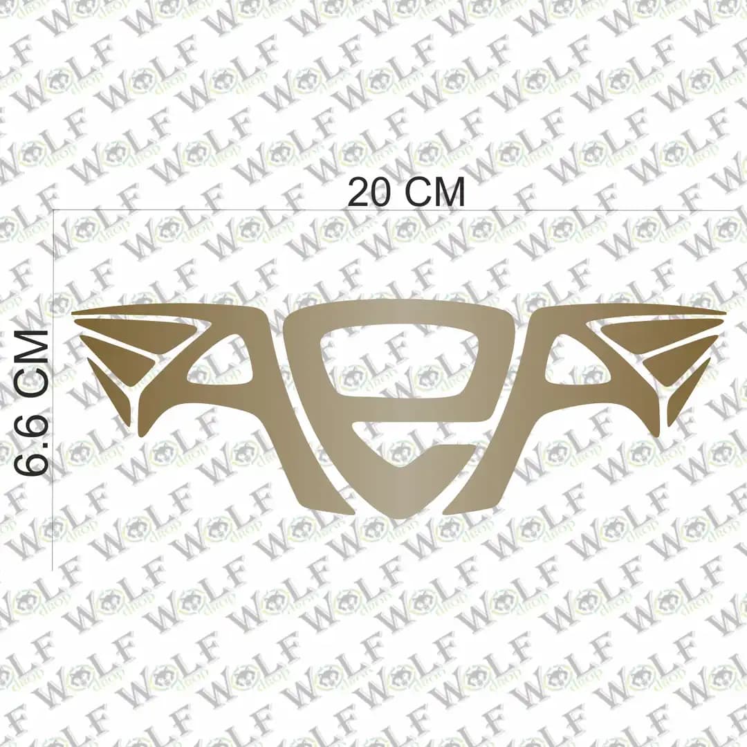 Transferli Sticker Altın Elbiseli Adam / P3R8010