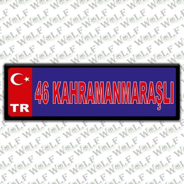 İllere Özel Damla Etiket ( 46 Kahramanmaraşlı ) / Pİ194