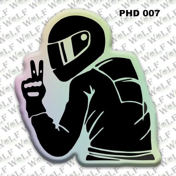 Damlalı Hologram Sticker 007 / PHD007