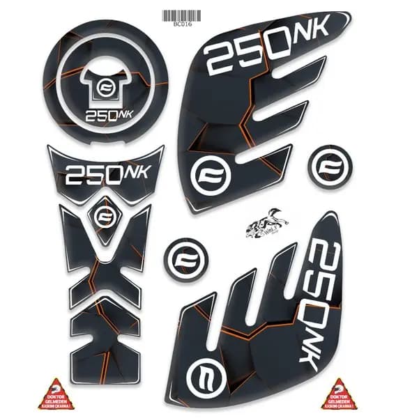 CF MOTO 250 NK 2018 - 2022 UYUMLU FULL SET 016 / BC016