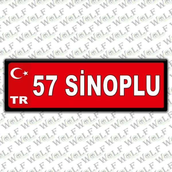 İllere Özel Damla Etiket ( 57 Sinoplu) / Pİ232
