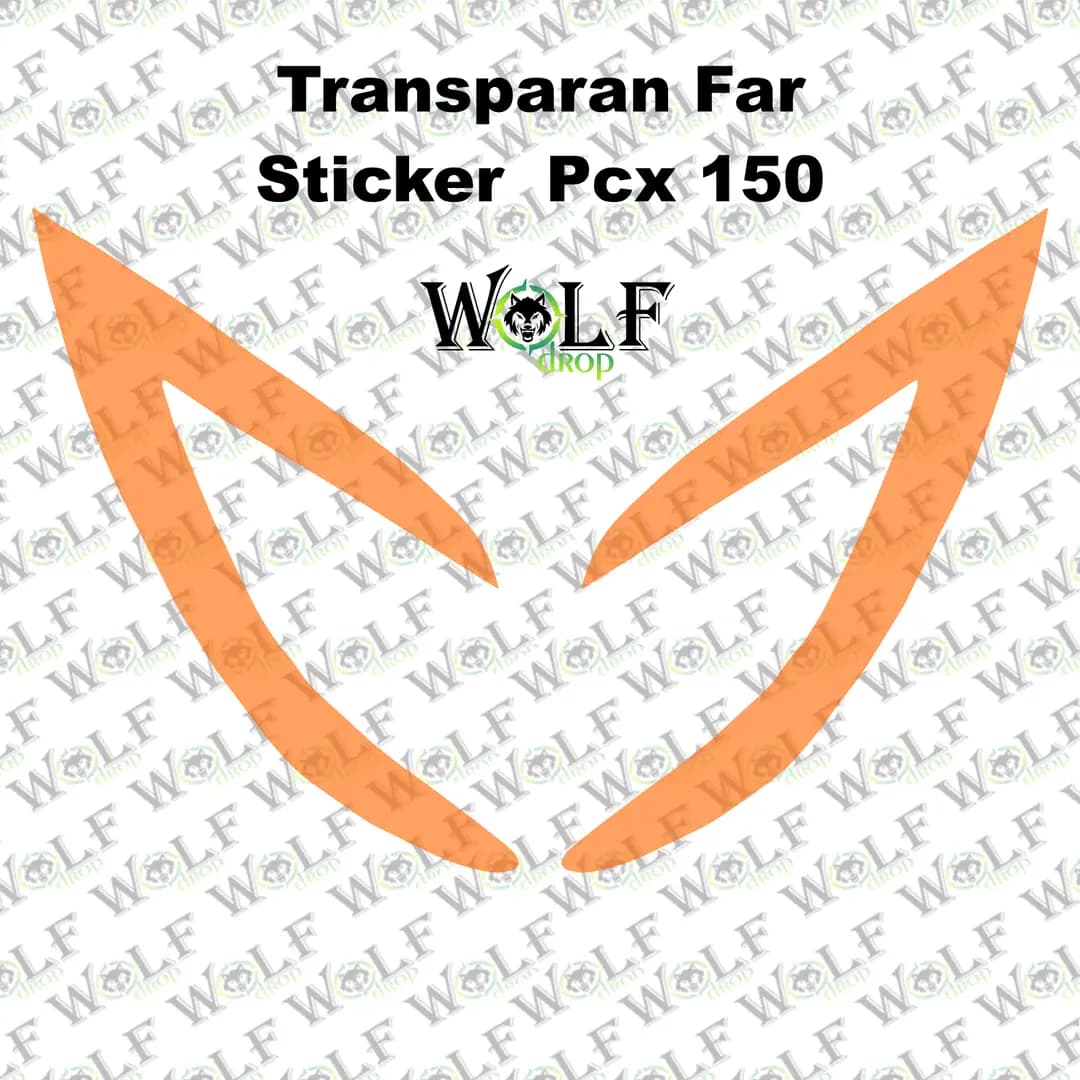HONDA PCX 150 2014 - 2017 UYUMLU TRANSPARAN FAR STİCKER / P96003
