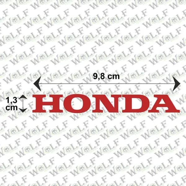 Transferli Sticker Honda / P3R3005