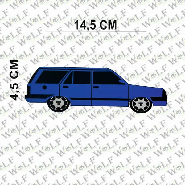 Sticker Araba Tofaş / wolf187