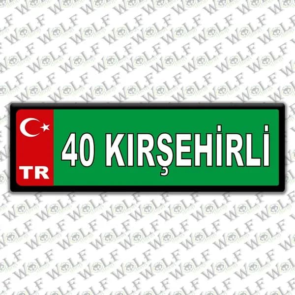 İllere Özel Damla Etiket ( 40 Kırşehirli ) / Pİ171