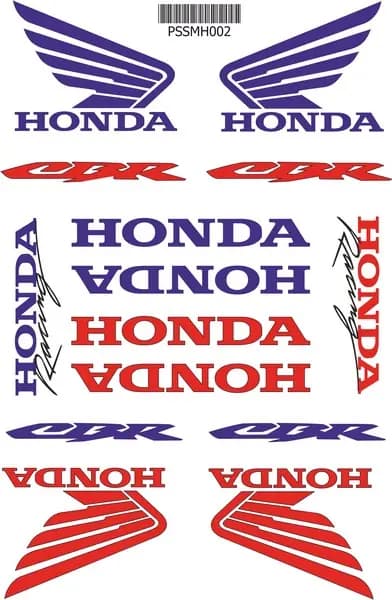 Honda CBR A4 Sticker 002 / PSSMH002