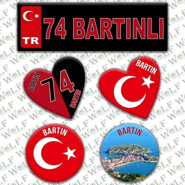 İllere Özel Damla Etiket ( 74 Bartınlı ) / Pİ299