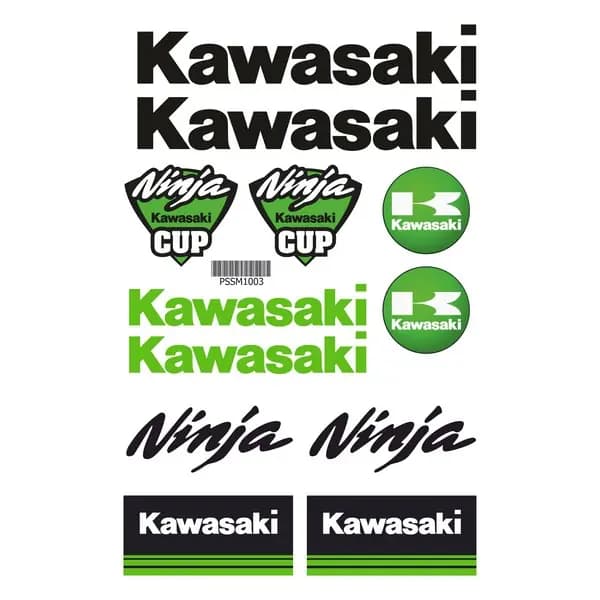 Kawasaki A4 Sticker 003 / PSSM1003