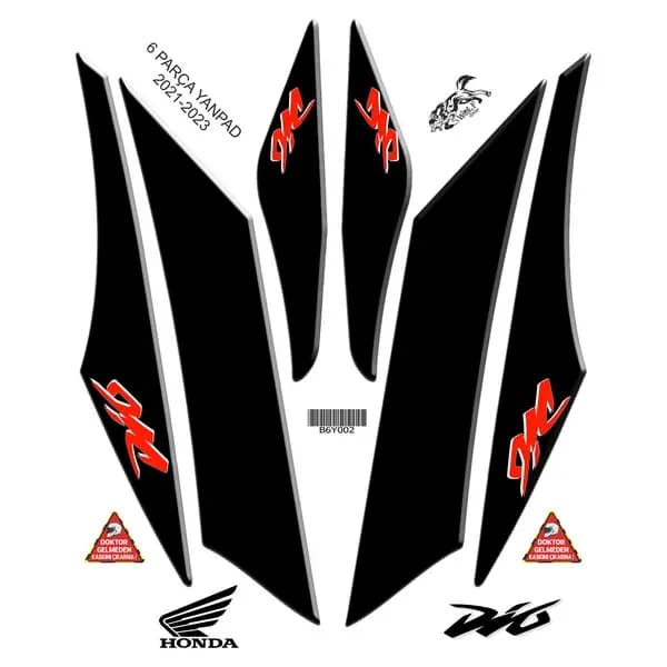 HONDA DIO 2021 - 2024 YANPAD 002 / B6Y002