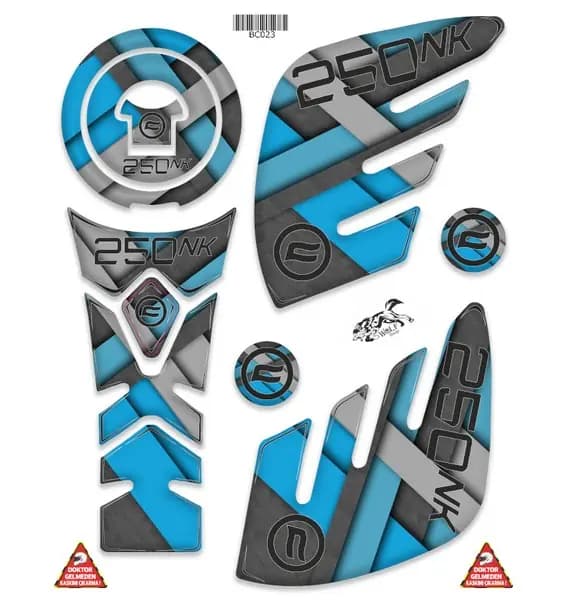 CF MOTO 250 NK 2018 - 2022 UYUMLU FULL SET 023 / BC023