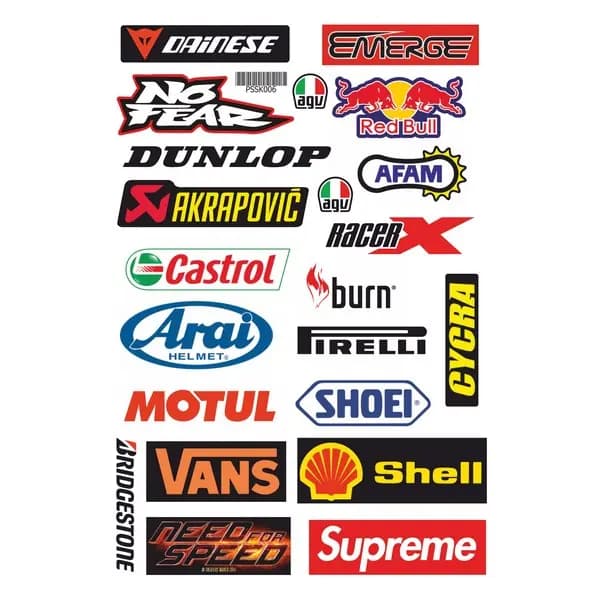 Karışık A4 Sticker 006 / PSSK006