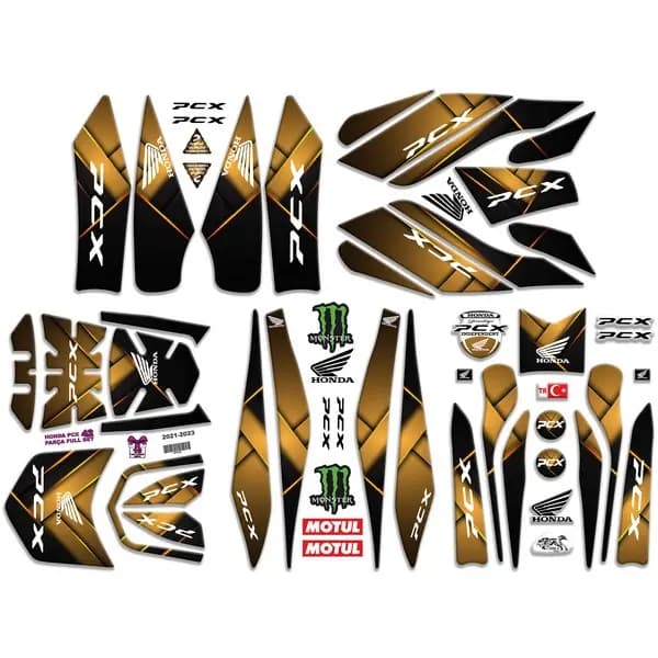 HONDA PCX 2021 - 2024 UYUMLU 42 PARÇA FULL SET 008 / BPN008