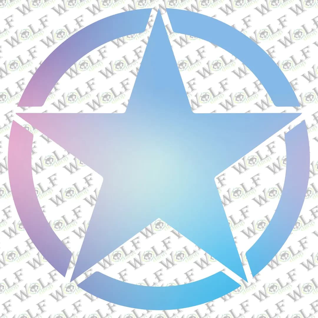 Yıldız Hologram Sticker 002 / p3r2002