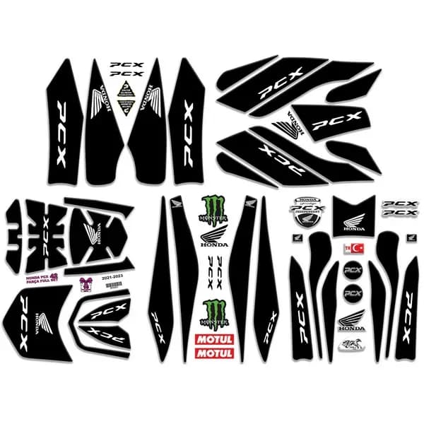 HONDA PCX 2021 - 2024 UYUMLU 42 PARÇA FULL SET 001 / BPN001