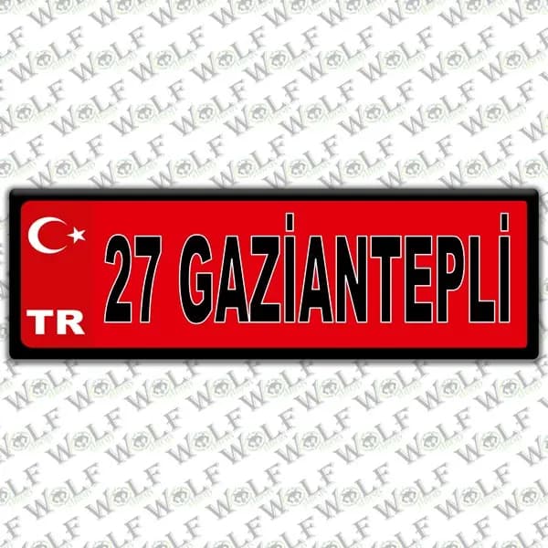İllere Özel Damla Etiket ( 27 Gaziantepli ) / Pİ111