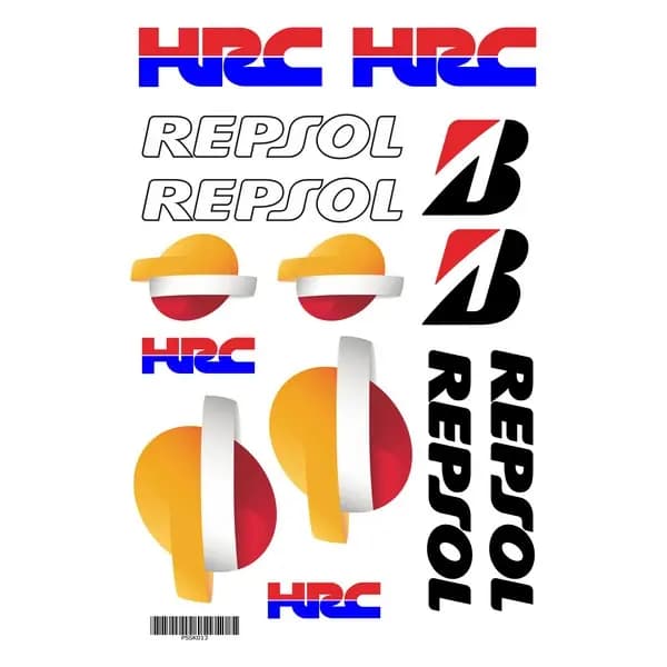 HRC Repsol A4 Sticker 001 / PSSK013