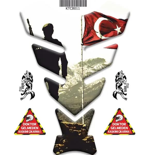 Türk Bayrağı Tankpad 011 / KTCB011