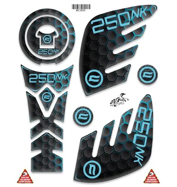 CF MOTO 250 NK 2018 - 2022 UYUMLU FULL SET 009 / BC009