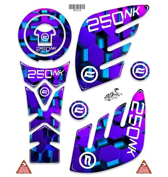 CF MOTO 250 NK 2018 - 2022 UYUMLU FULL SET 018 / BC018