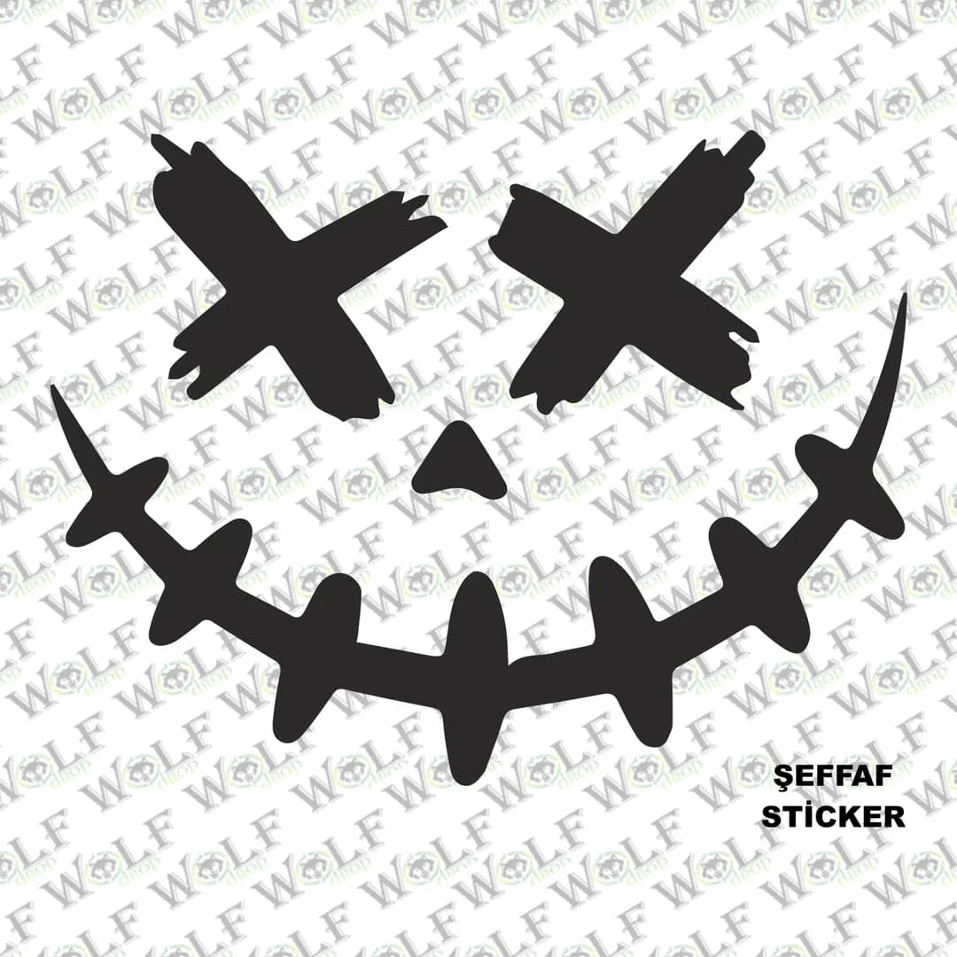 Tekli Sticker Şeffaf 024 / PSTS024