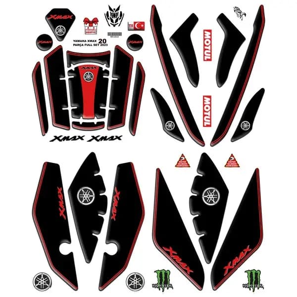 YAMAHA XMAX 2023 - 2024 UYUMLU FULL SET 010 / BX1010