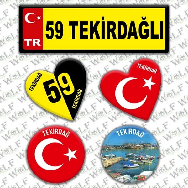 İllere Özel Damla Etiket ( 59 Tekirdağlı ) / Pİ241
