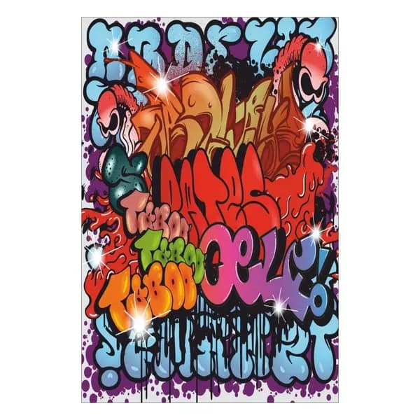 Graffiti A4 Sticker 006 / PSSH021