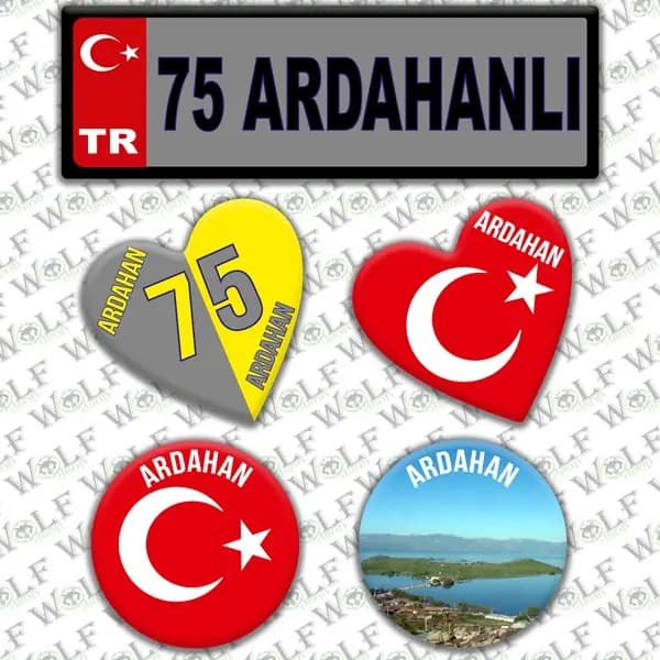 İllere Özel Damla Etiket ( 75 Ardahanlı ) / Pİ305