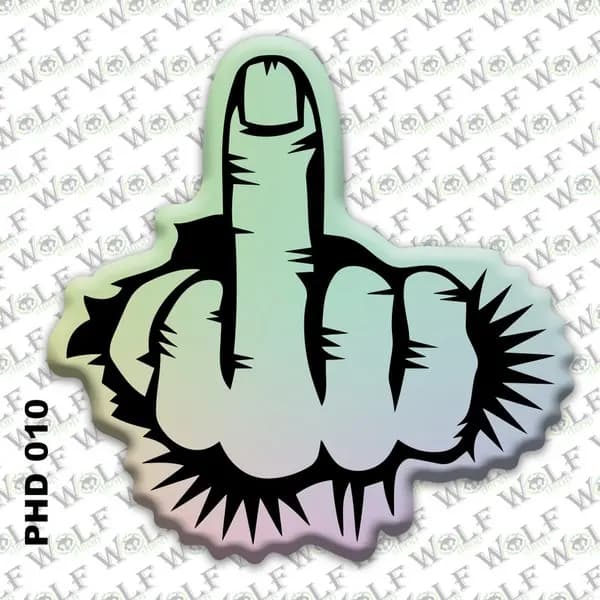 Damlalı Hologram Sticker 010 / PHD010