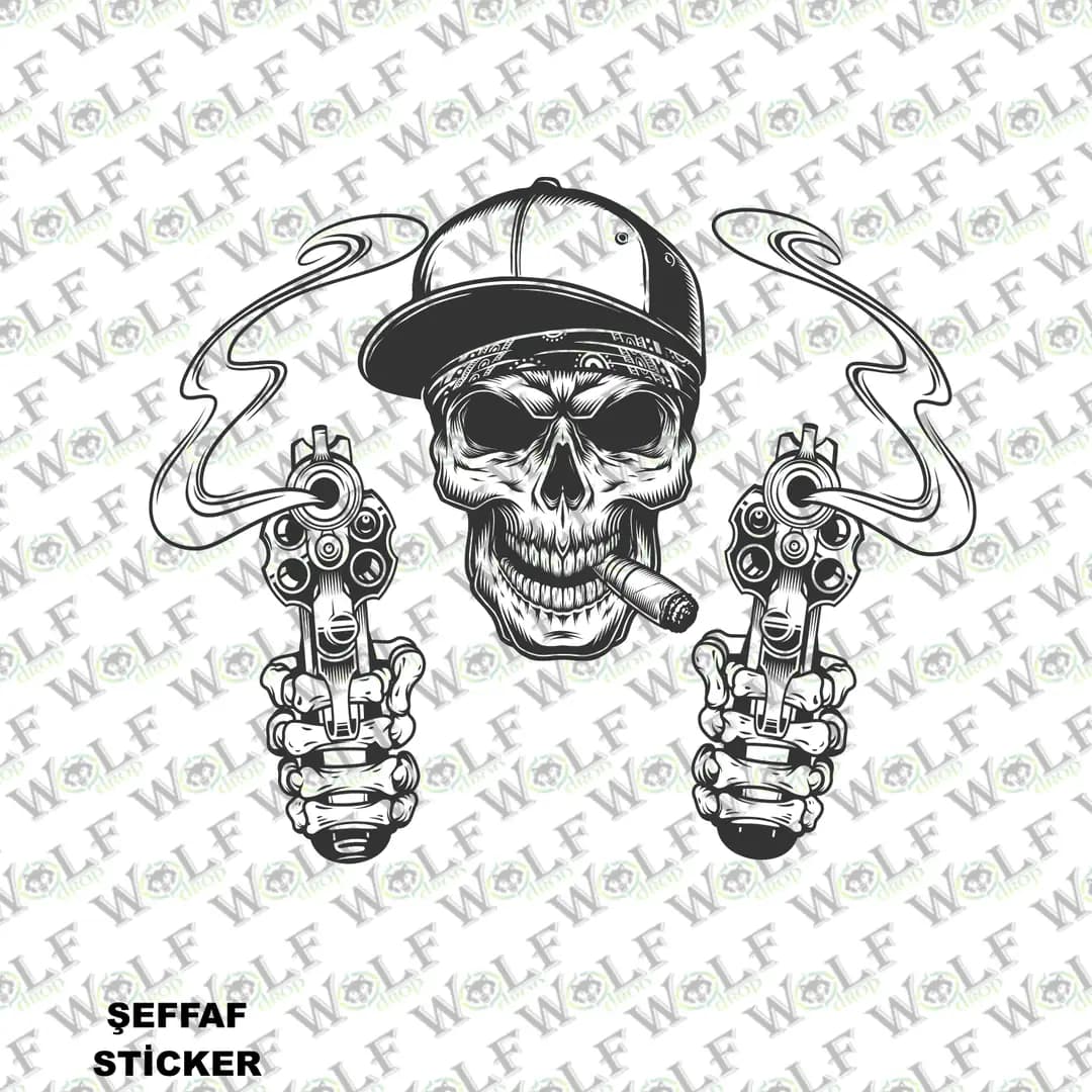 Tekli Sticker Şeffaf 018 / PSTS018