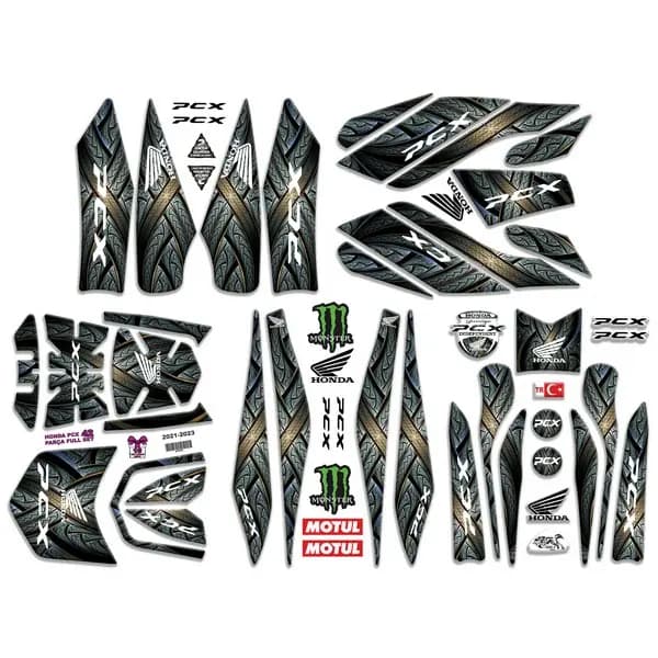 HONDA PCX 2021 - 2024 UYUMLU 42 PARÇA FULL SET 009 / BPN009